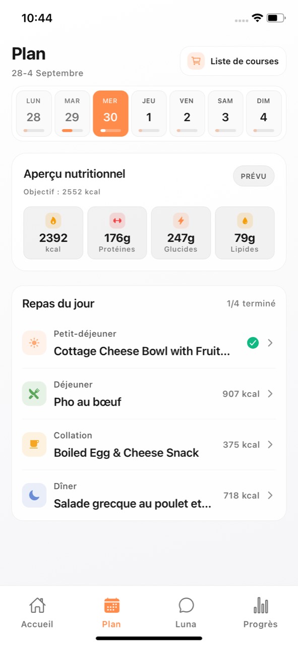 Votre plan